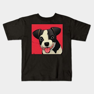 Just A Cute Jack Russell Terrier Puppy Kids T-Shirt